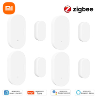 Xiaomi Tuya ZigBee Door Window Sensor Smart Home Open/Close APP Remote Alarm Detector Work With Alexa Google Home Supplies