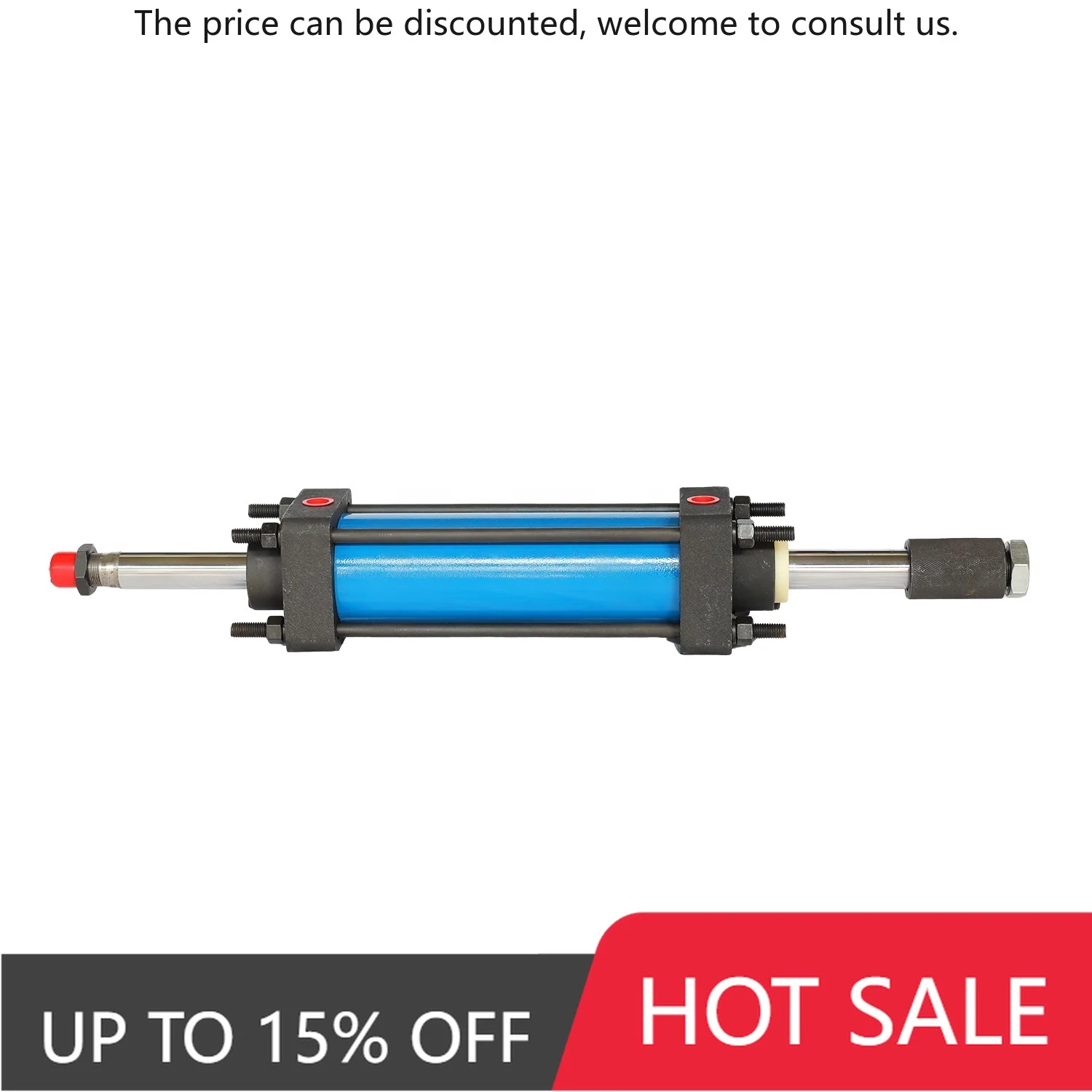 

Manufacturer Direct Supply Customizable Heavy Duty Hydraulic Tie-Rod Cylinder Single / Double Acting
