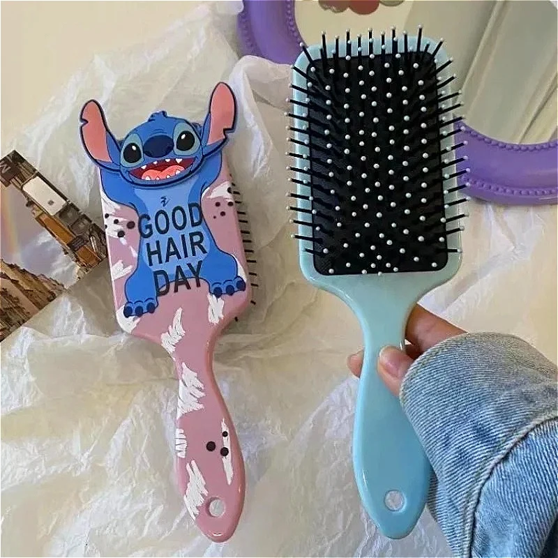 Lilo & Stitch Anime Tion Comb Series Girl Student Cartoon Hello Kitty Peripheral Accessories Children Air Cushion Massage Comb