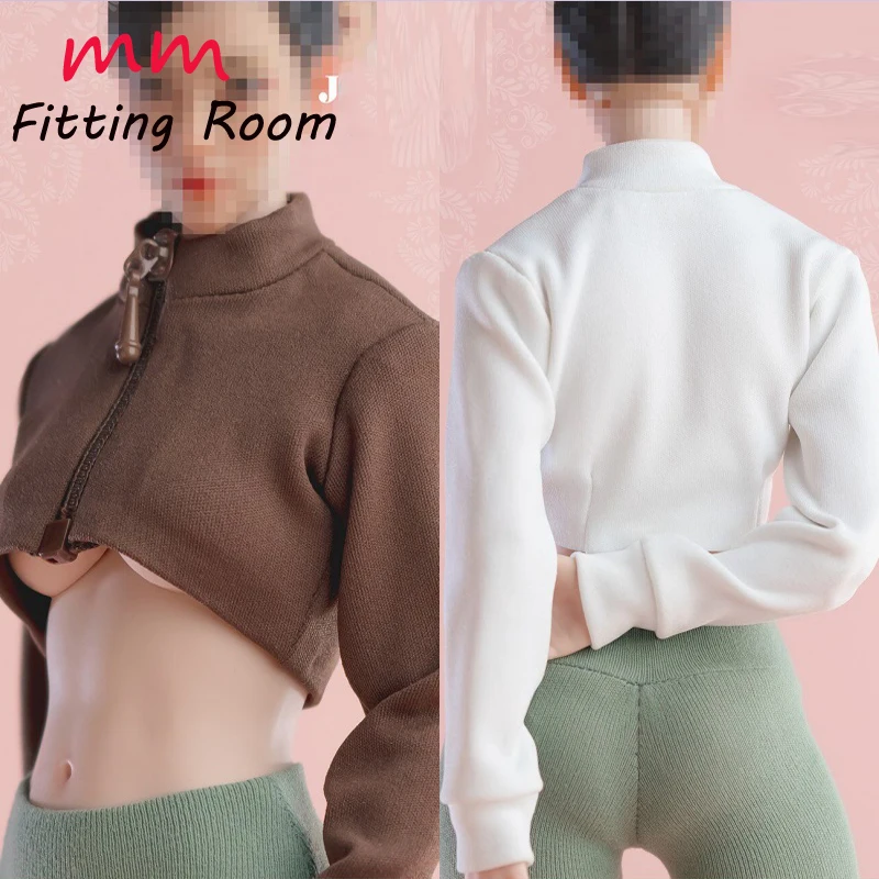

CA022 1/6 scale female ‌zipper Yoga jacket fit 12'' action figure body doll accessories Worldbox