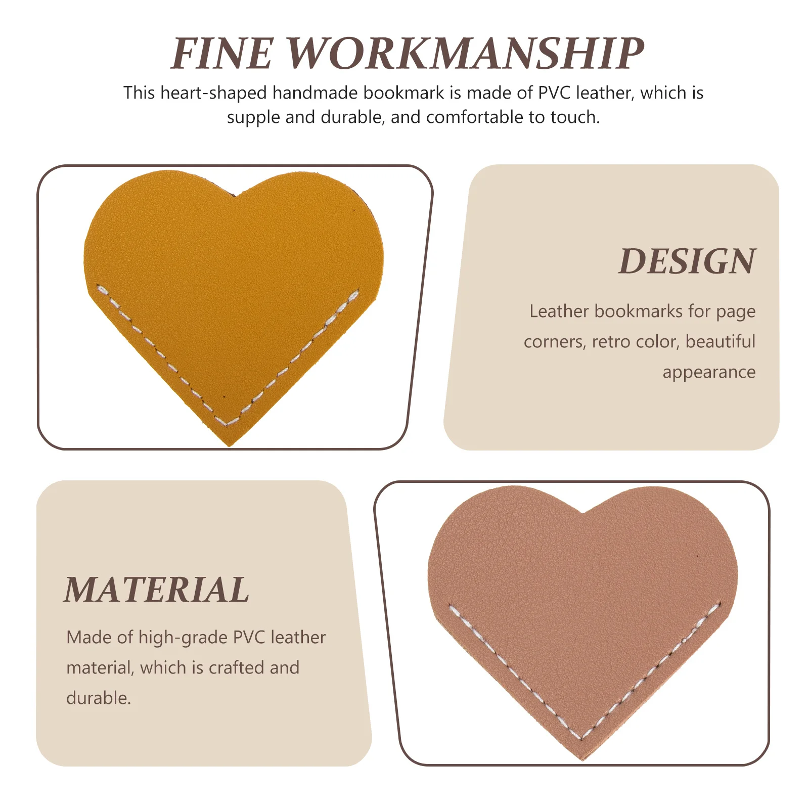 

8Pcs Heart Shaped Book Corner Sleeves Decorative Page Corners Lovely Bookmarks Creative PVC Scrapbook Markers