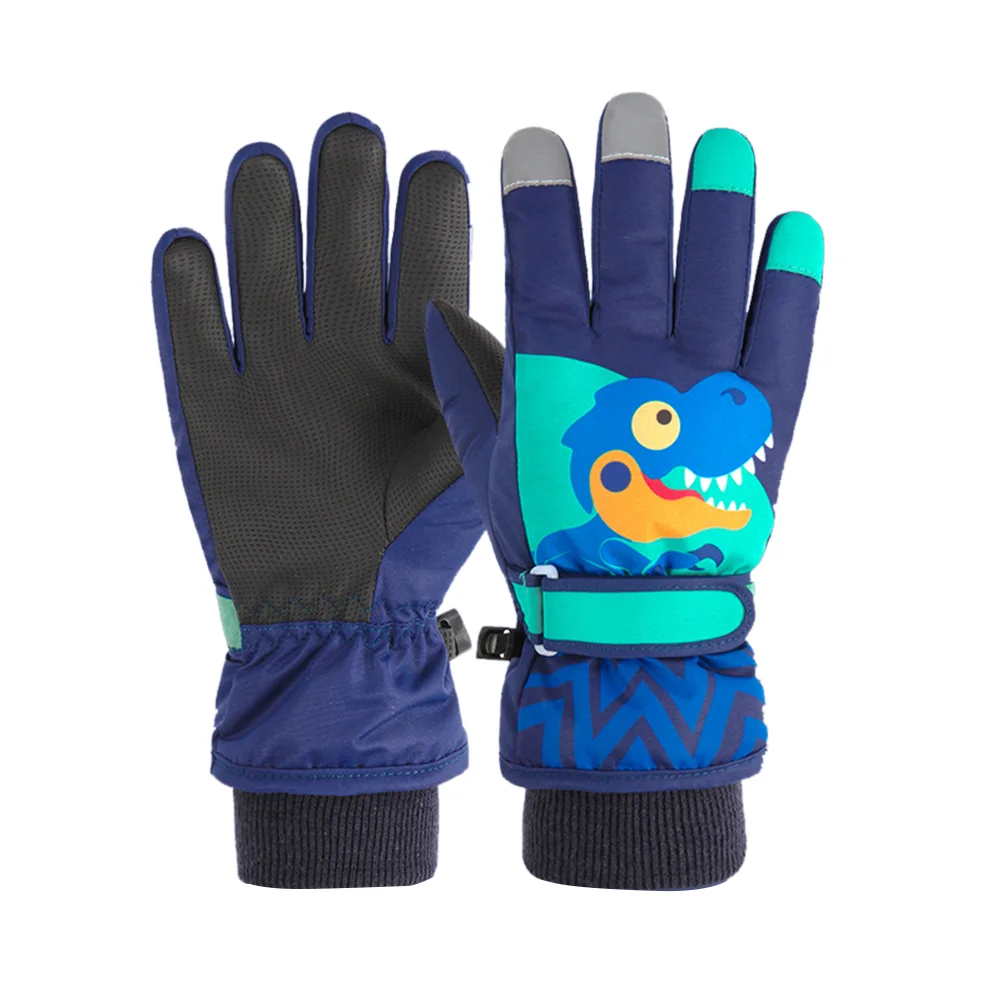 

Kids Ski Gloves Winter Warm Windproof Snow Mittens Girls Boys Cold Weather Gloves for Sledding Snowboard Skating Cycling Running