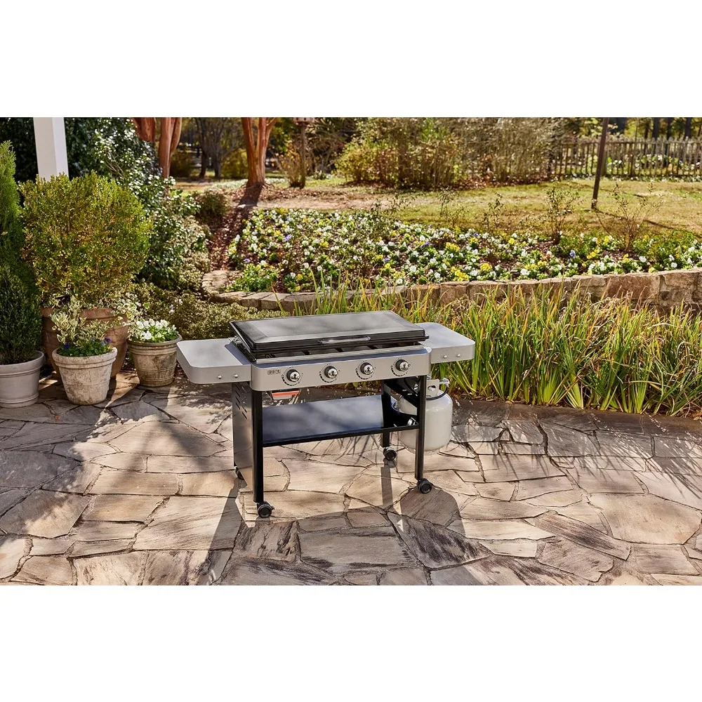 36 "Gas grill, 4 Brenner, schwarz