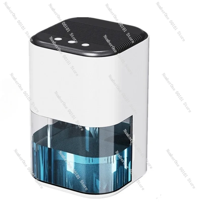 Silent Mini Dehumidifier for Home, Small Portable Moisture Absorber for Bedroom Closet Bathroom