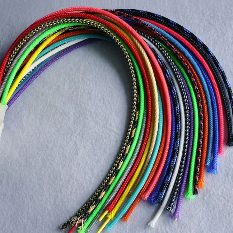 30 meter Cable Sleeves 3mm Cable Sleeve Black wire Braid Sleeving Encryption PET Net mesh Wire Protecting nylon shock cable sets