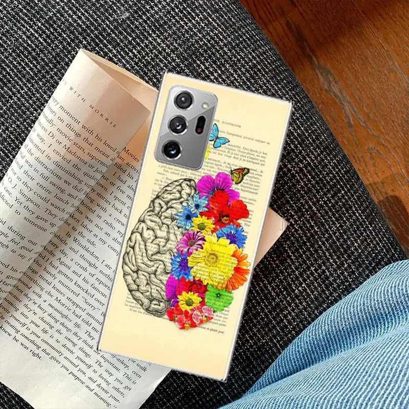 Medical Human Organs Brain Meridian Kidney Phone Case For Galaxy A15 A25 A35 A55 M52 M51 M32 M31 M30S M12 M11 A05S Note 20 Ul