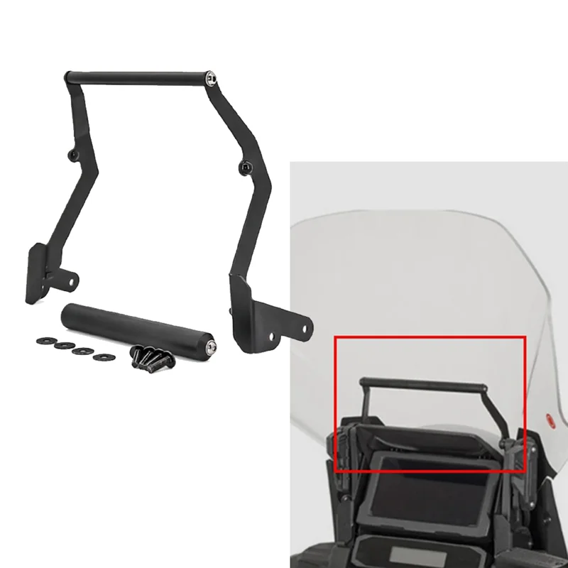 

Compact Motorcycle Phone Holder Navigation Bracket For Honda Africa Twin CRF1100 2020+ Navigation Plate Adapt Bracket