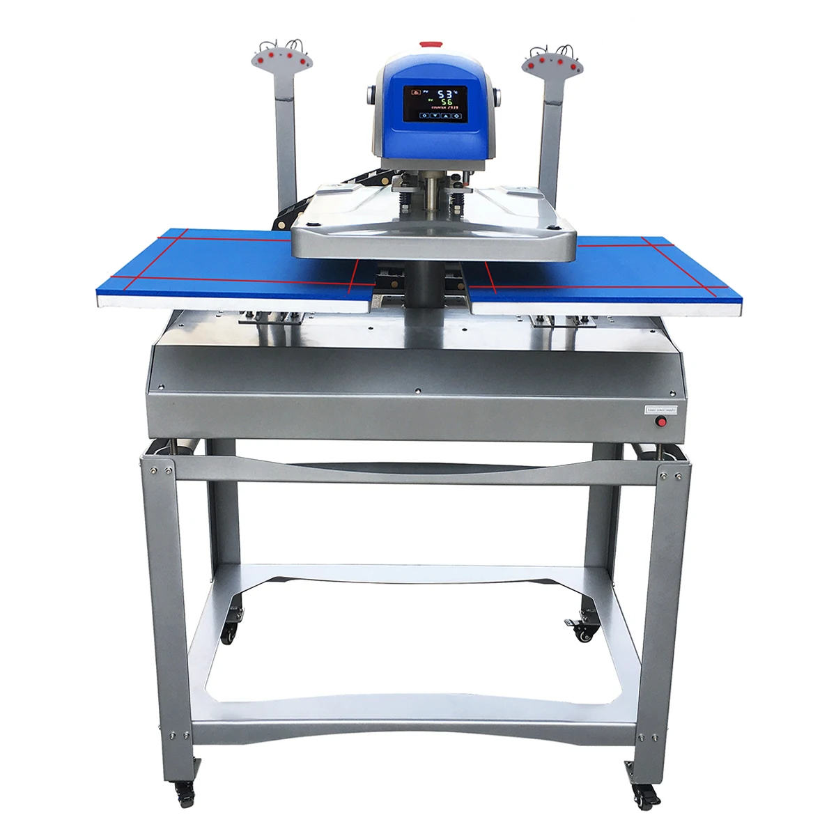 

Automatic 16x20 Double Station Tshirt Printing Sublimation Heat Press Machine With Laser Alignment