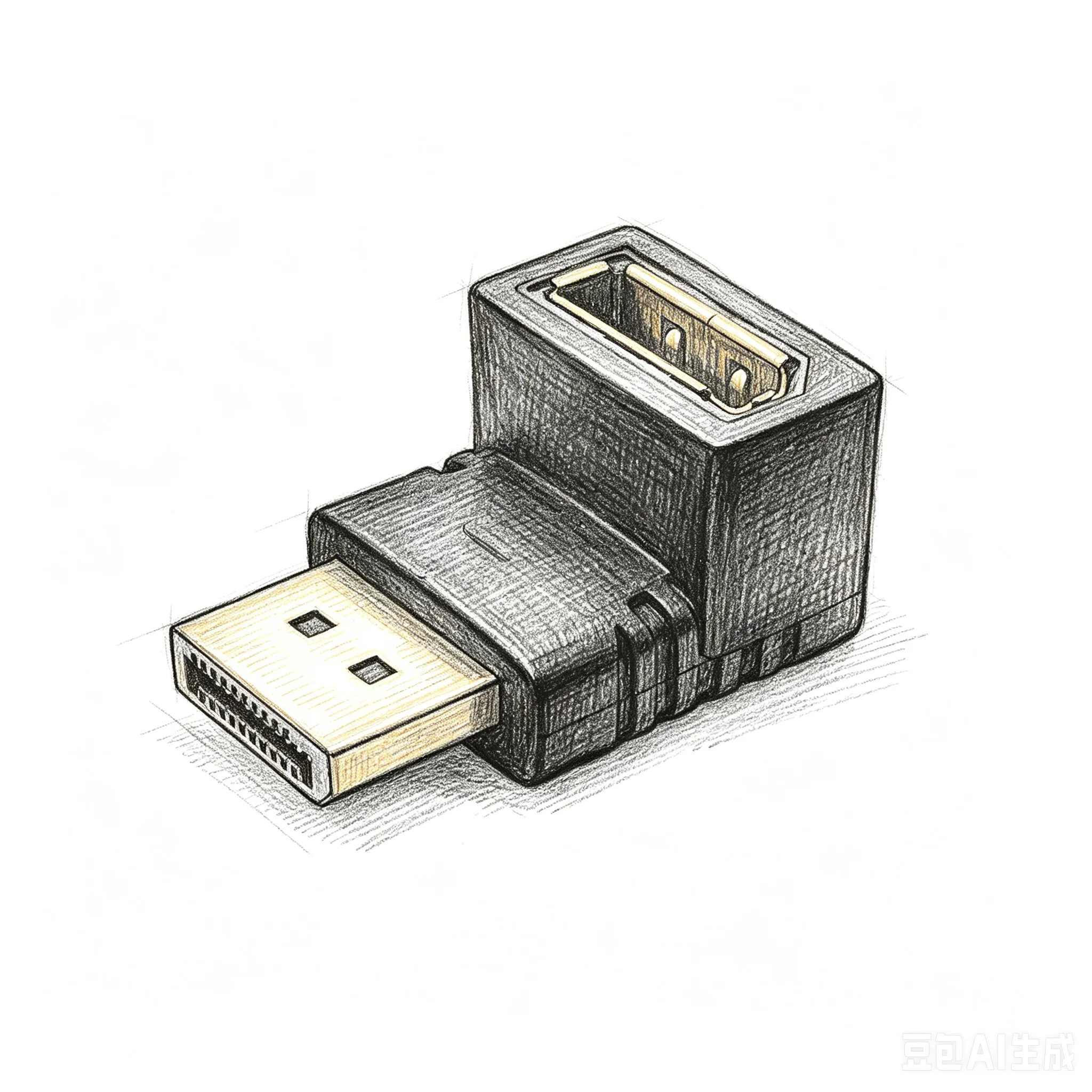 90 degree Angle Displayport 1.2 converter UP down Displayport adapter Left Right angled DP adapter 4k/60Hz 2K/144Hz pass through