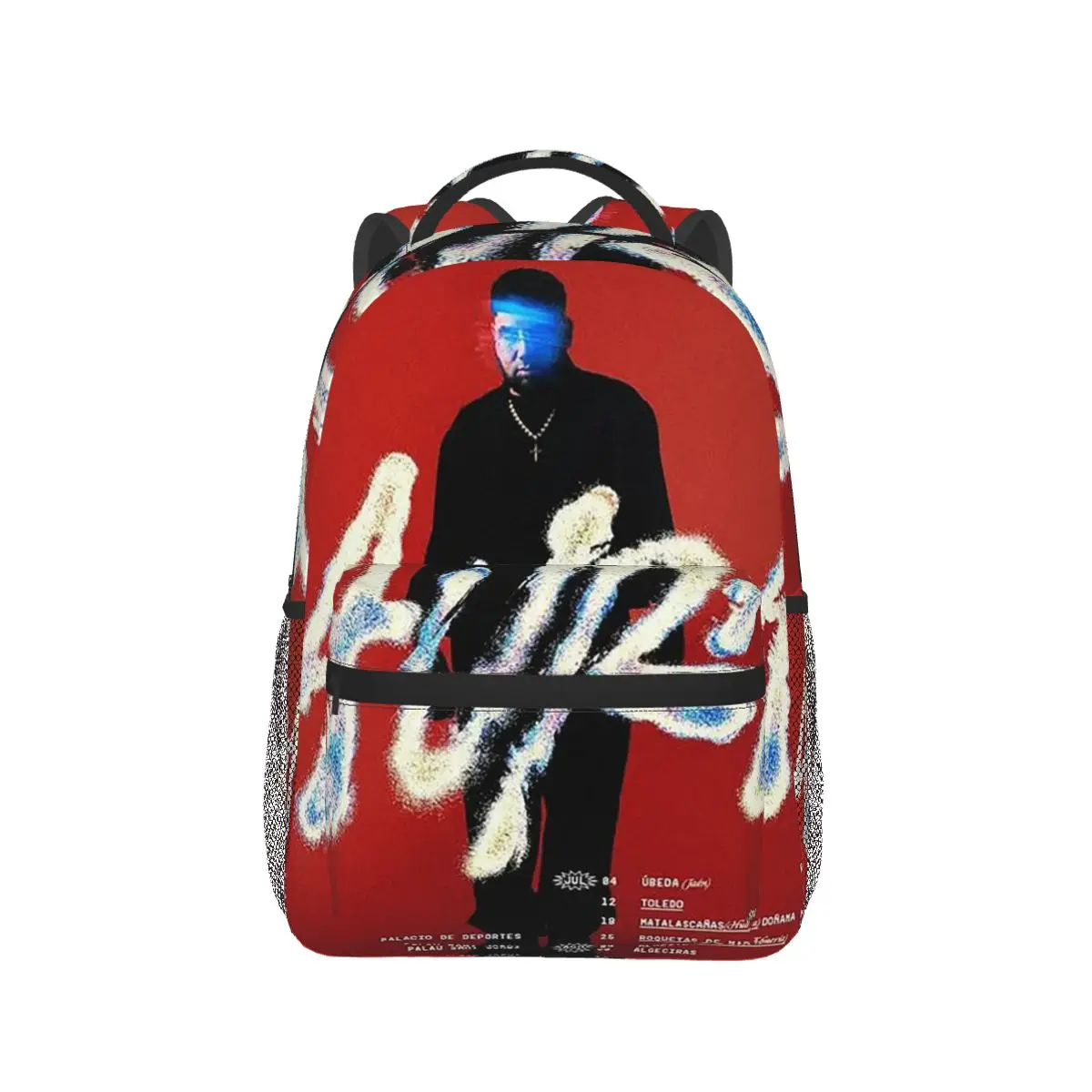 

Rapper Maka Aura Tour Graphic Backpack Hot Sale Daypack Large Capacity Kids BookBag School Bag Shoulder Bags for Men Women
