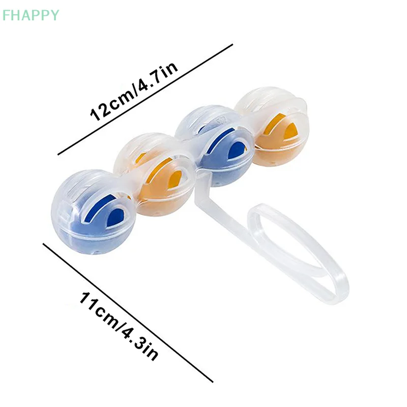 ที่ทำความสะอาดห้องน้ำลูกบอลสำหรับแขวน4กลิ่นอุปกรณ์ในห้องน้ำขจัดสิ่งปนเปื้อนในปัสสาวะฟองน้ำสีฟ้าระงับกลิ่นกาย