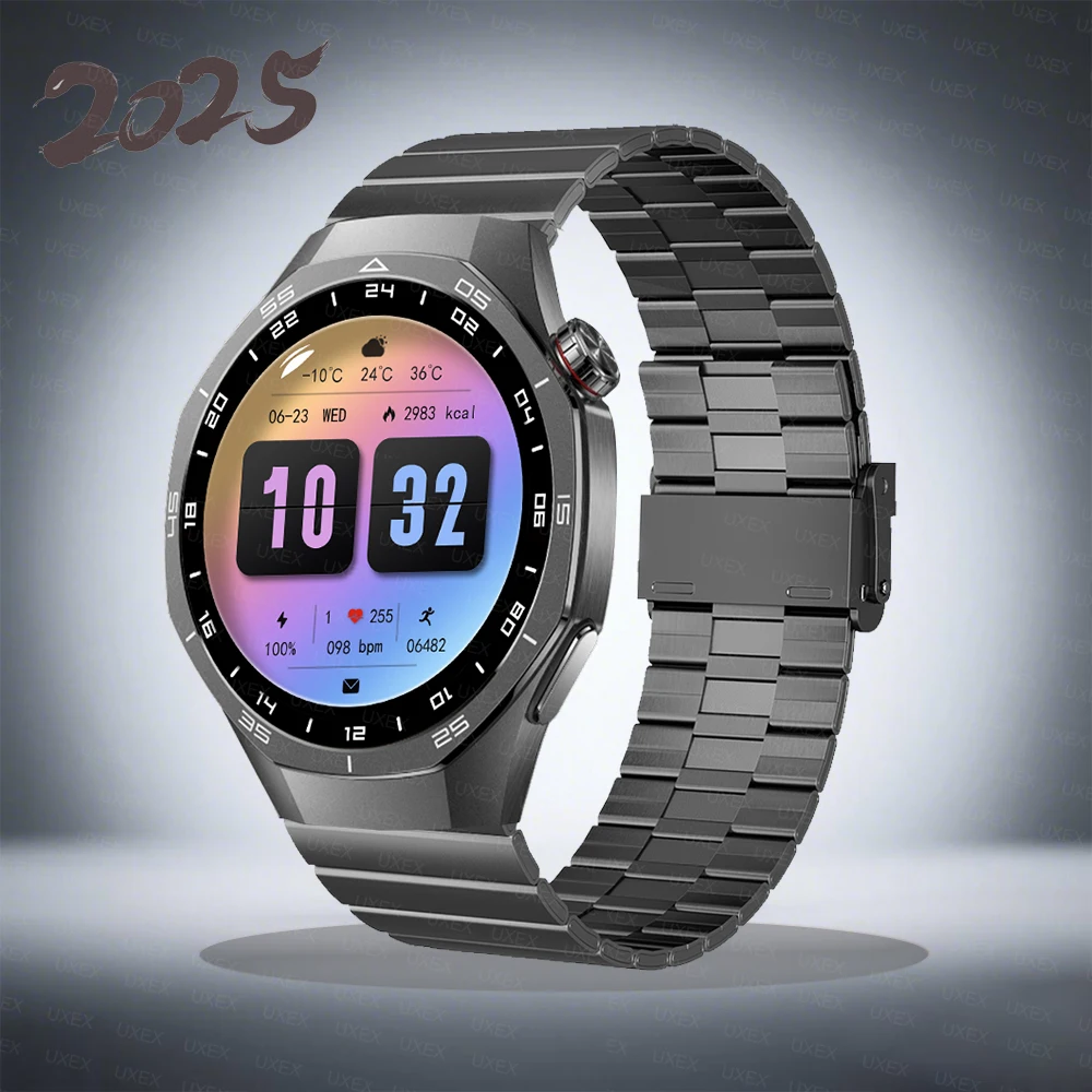 

2025 New Meeting Gift SmartWatch Masculinos 1.53” HD Wireless Call Health Tracker Custom Photo Custom Photo Watches Smart Clock