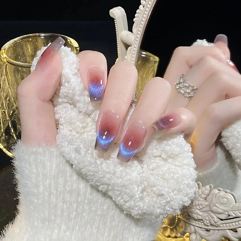 2026 Trend Dreamy Dynamic Crystal Cat Eye Gel Nail Polish Soak Off Long Lasting Sparkling Shiny Salon Cat Eye Nail Polish