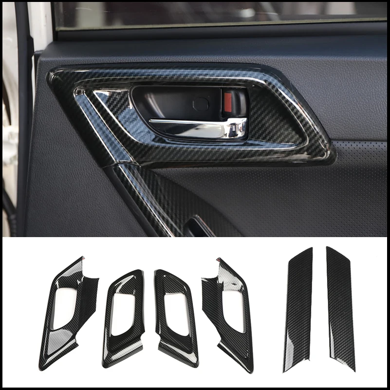 

Car Styling For Subaru Forester 2013~2015 Door Armrest Handle Bowl Frame Cover Trim Interior Decoration Auto Accessories