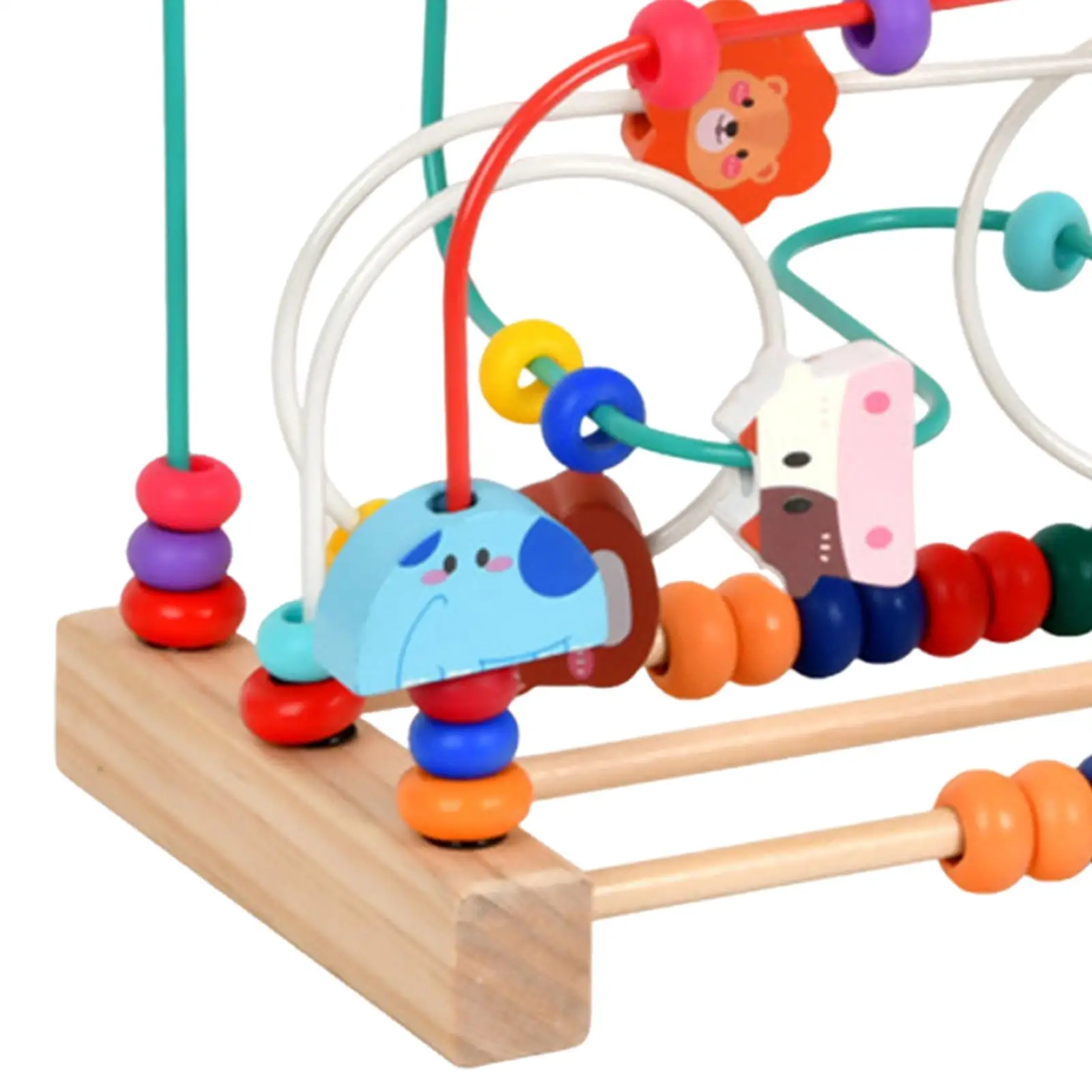 Bead Maze Toy Sensory Skills L Interactive Preschool Colorful Roller Coaster