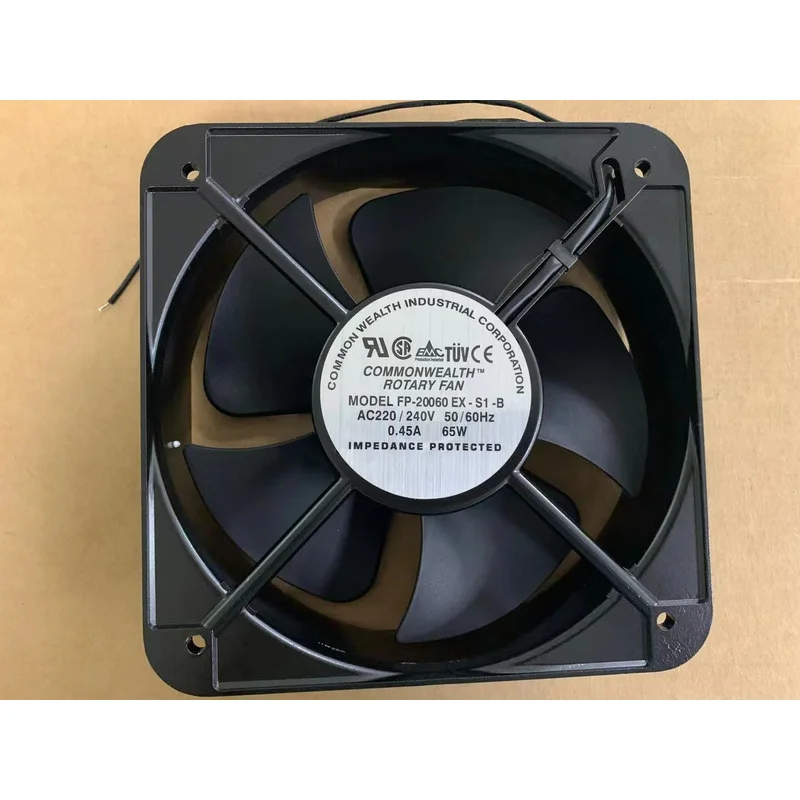 

ДЛЯ FP20060EX-S1-B 20 см 200x200x60 мм 20060 AC 220 В осевой вентилятор с двойным шарикоподшипником