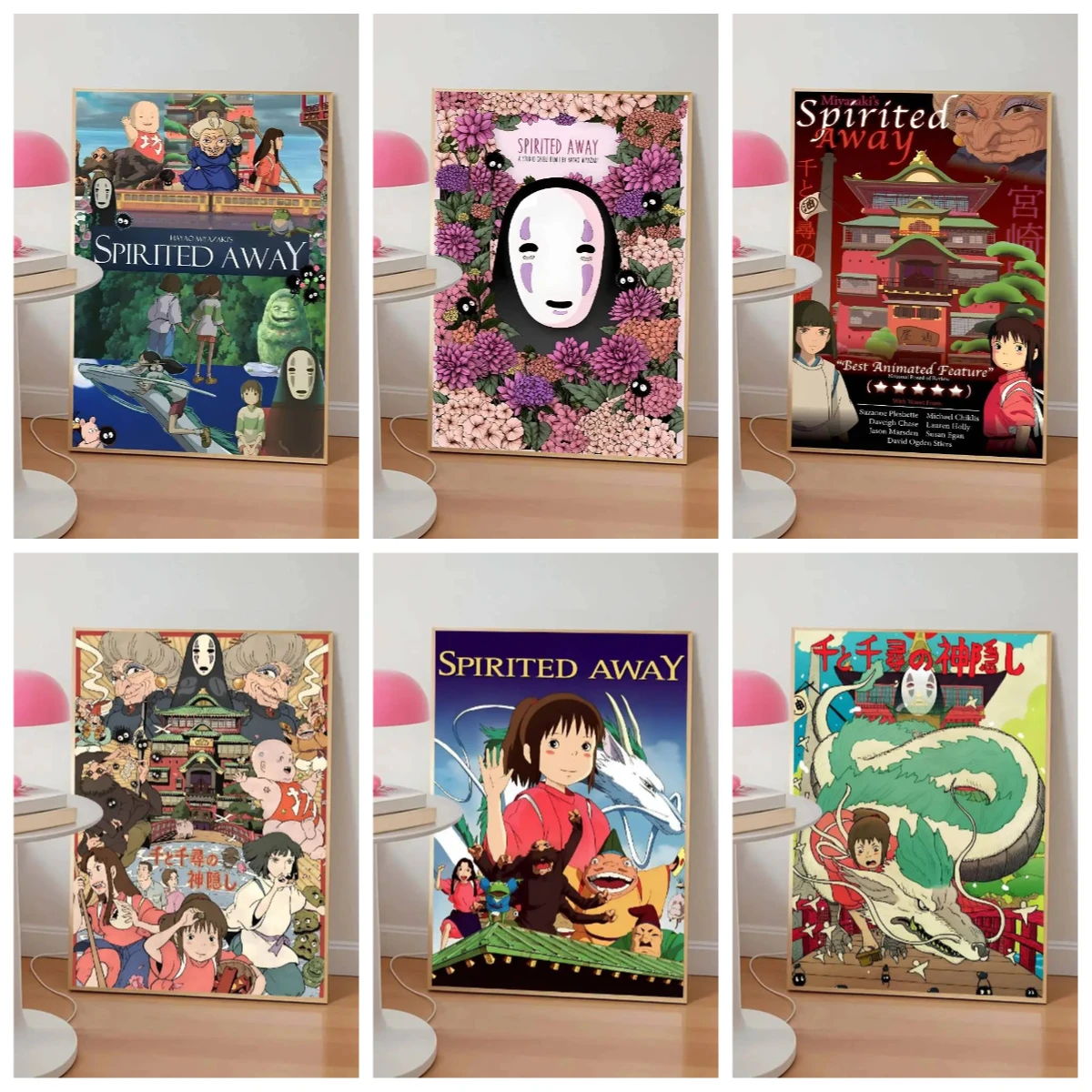 

500 PCS Jigsaw Puzzles Cartoon Classic Spirited A-Away Challenging Family Activity Games for GameroomBedroom Livingroom Gift