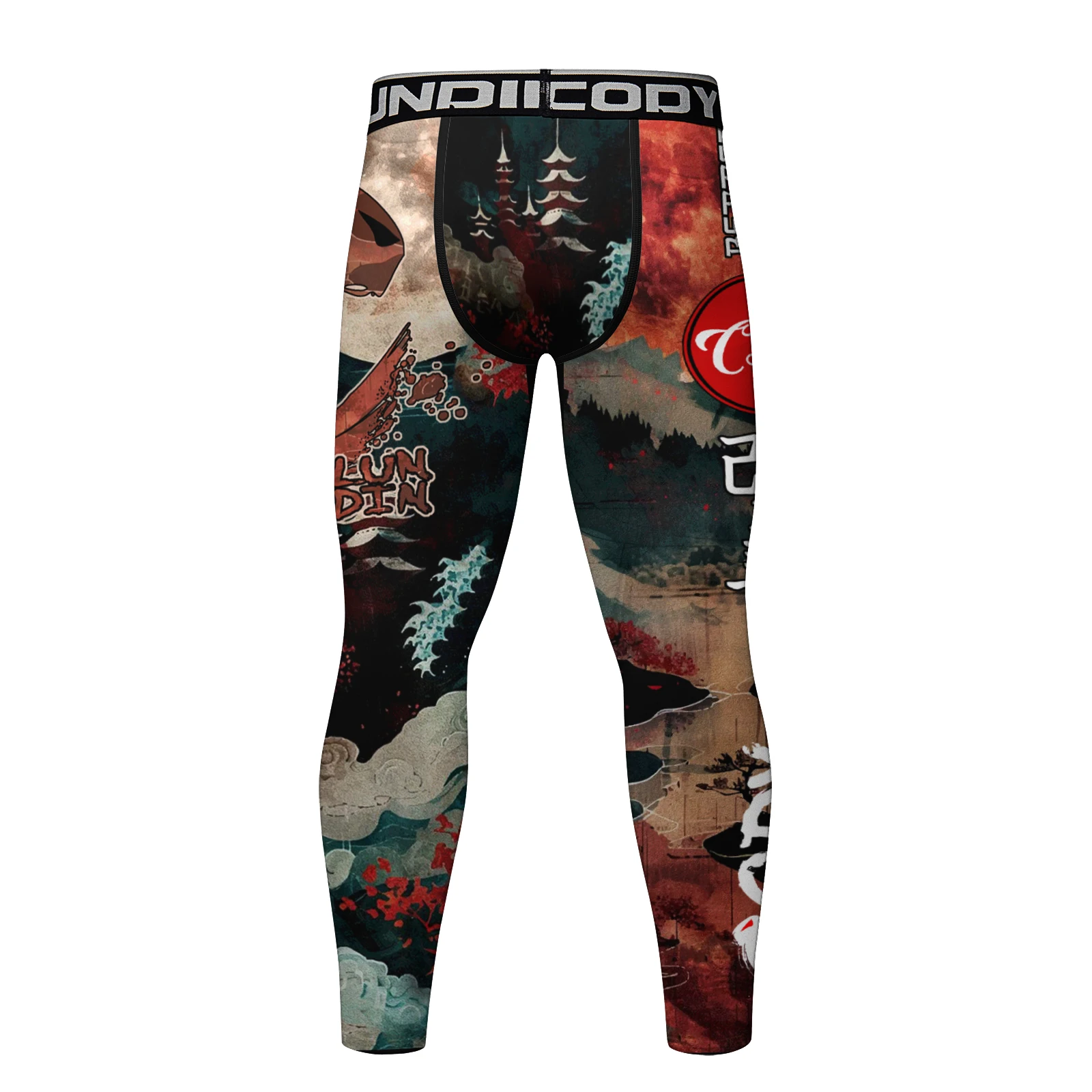 Brand Adult Sport Men Running Tights MMA Compression Sport Pants Rashguard Boxing Sublimation Printed Exercise Training Leggings