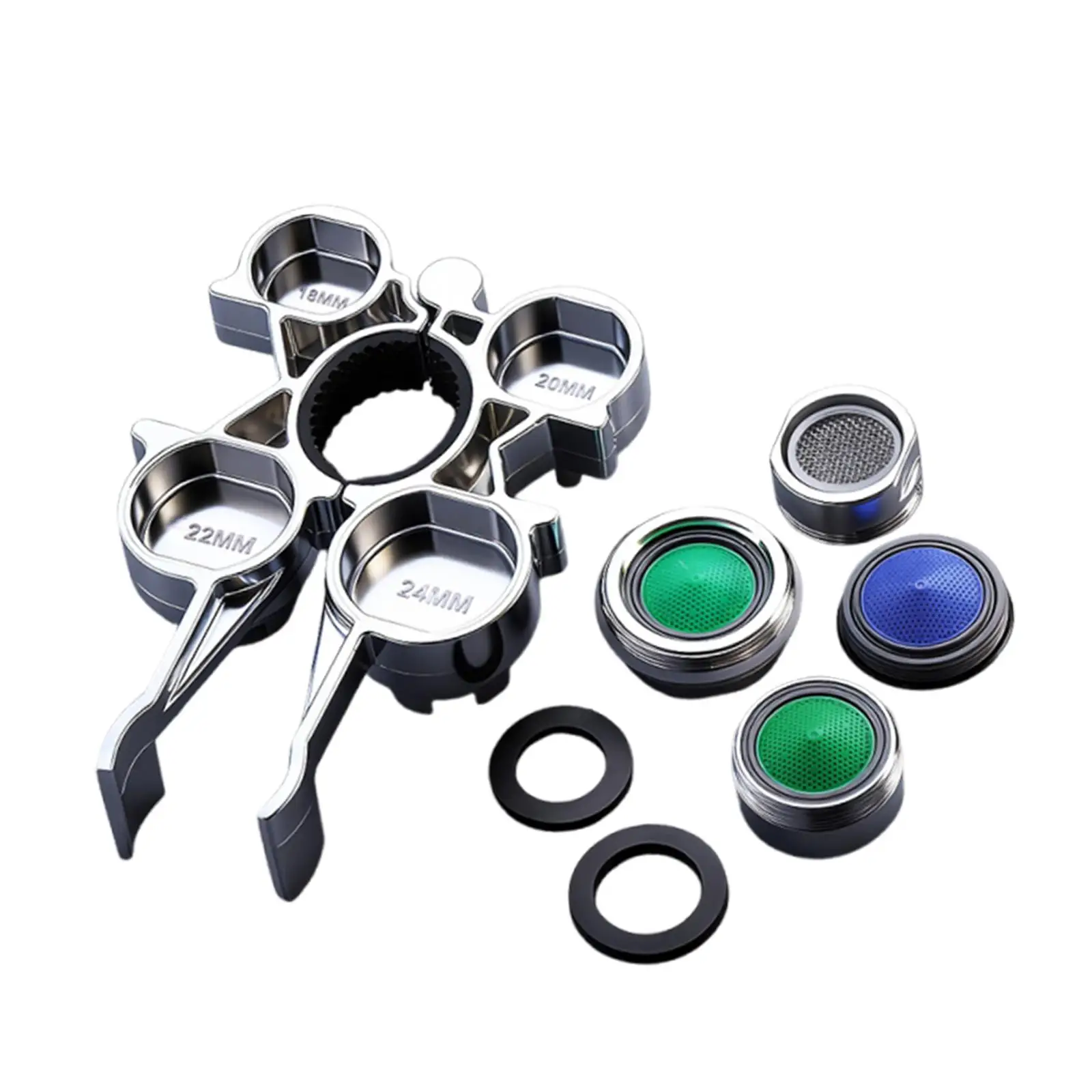 Bathroom Faucet Wrench Practical Alloy Aerator Wrench with Replace Water Tap