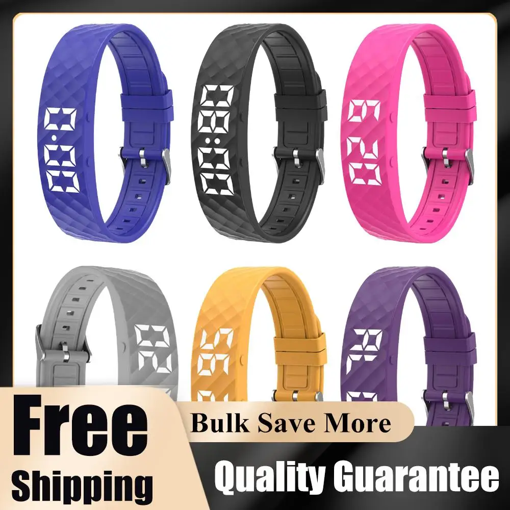 

Вибрационный браслет-будильник, водонепроницаемые часы с бесшумной вибрацией, перезаряжаемые, 45 дней автономной работы, для тех, кто спит глубоко, для мужчин и женщин