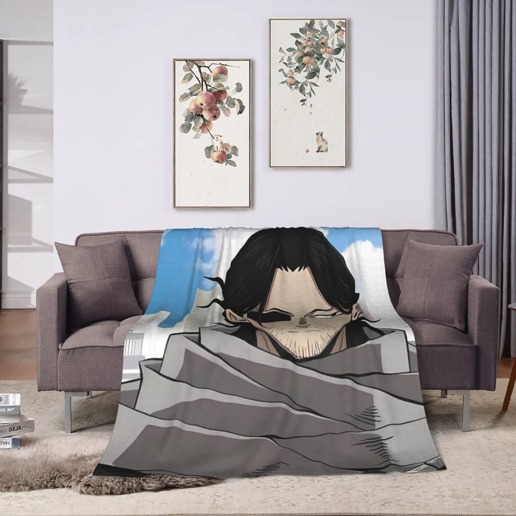 S-Shota A-Aizawa Super Soft Blanket  Fashion Travel Throw Blanket Couch Chair Flannel Bedspread Sofa Bed Cover