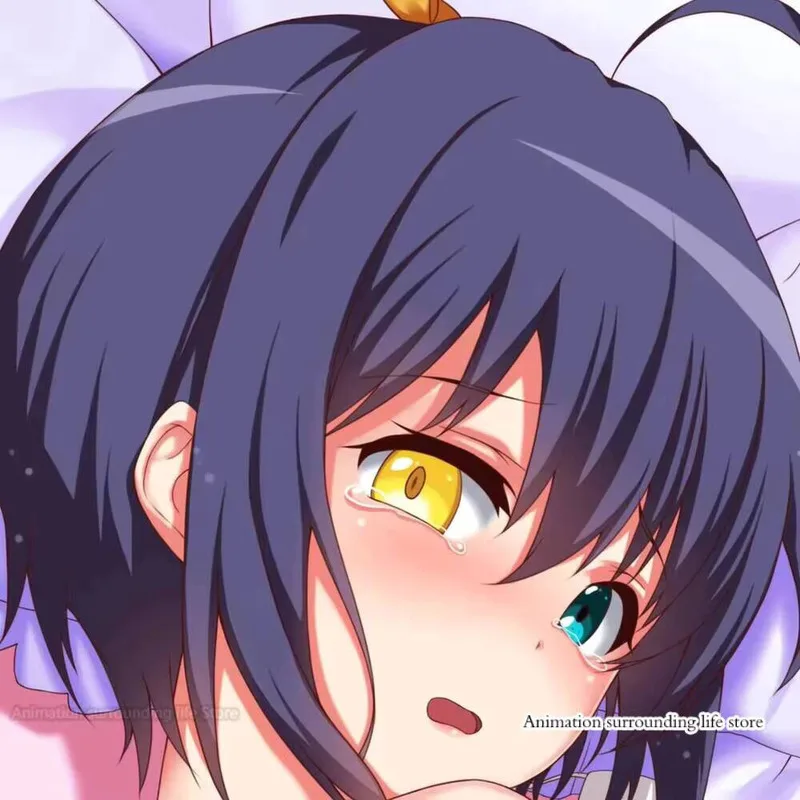 

Chunibyo Love, Otaku & Other Delusions Dakimakura Pillow Case Takanashi Rikka Hugging Body Anime Pillow Cover Gifts Love, &