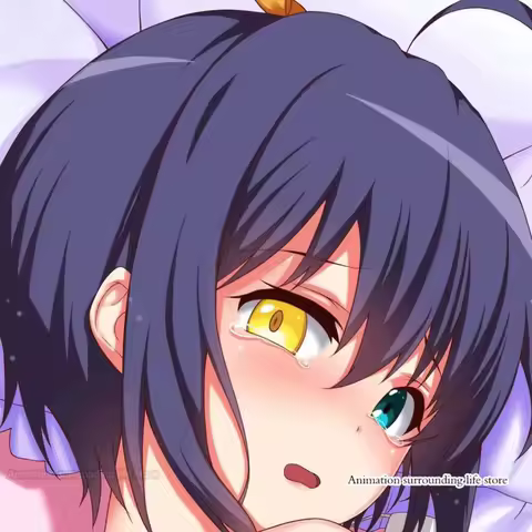 Chunibyo Love, Otaku &amp; Other Delusions Dakimakura Pillow Case Takanashi Rikka Hugging Body Anime Pillow Cover Gifts Love, &amp;