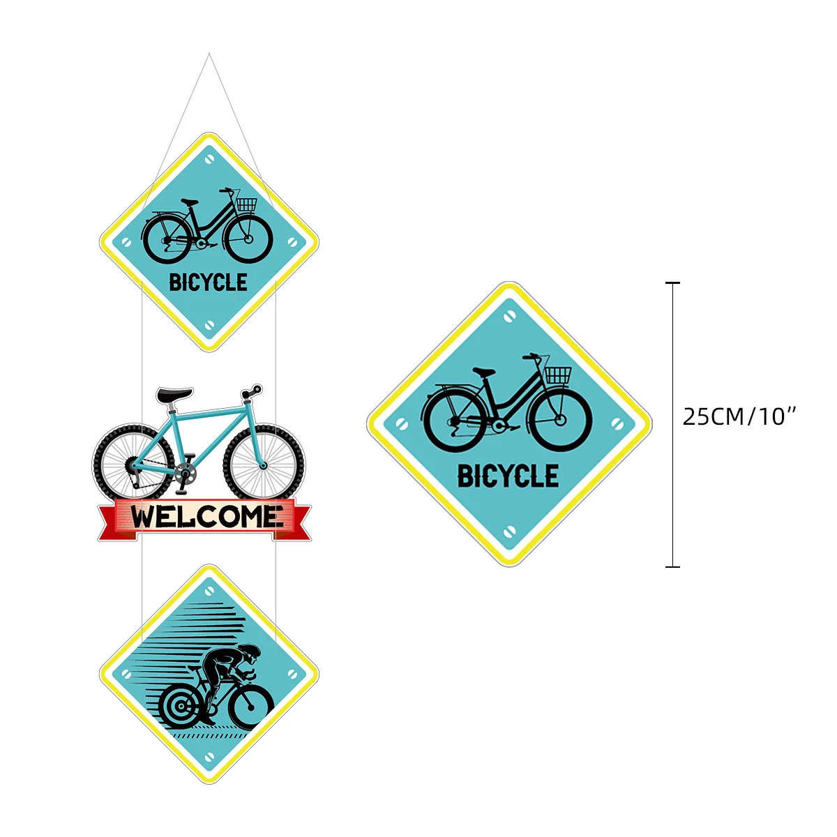 Fahrrad Party Banner Ballon Kuchen Topper Fahrrad Fahrrad Sport Fahrrad Alles Gute zum Geburtstag Girlande Geburtstag Party Dekorationen Jungen – Detail 9