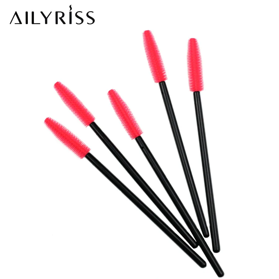 25pcs Silicone Mascara Wands Applicator Disposable Eyelash Brushes Comb Beauty Makeup Brush For Women Eyelash Extension tools