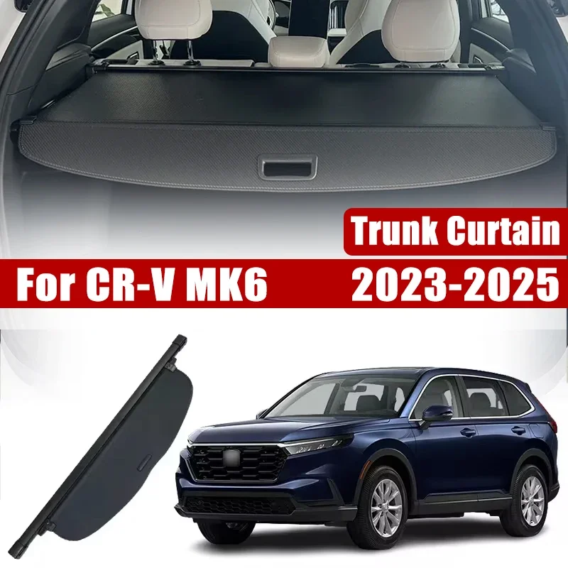 for Honda CR-V 2023 Accessories CRV CR V 2024 2025 Car Trunk Curtain Trunk Cargo Cover Luggage Storage Partition Privacy Interio