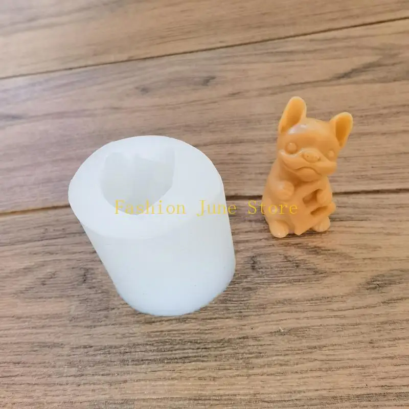 N5KA 4 قطع LOVE Little Dog قالب من السيليكون الراتنج إيبوكسي كرافت بوليمر كلاي كرافت