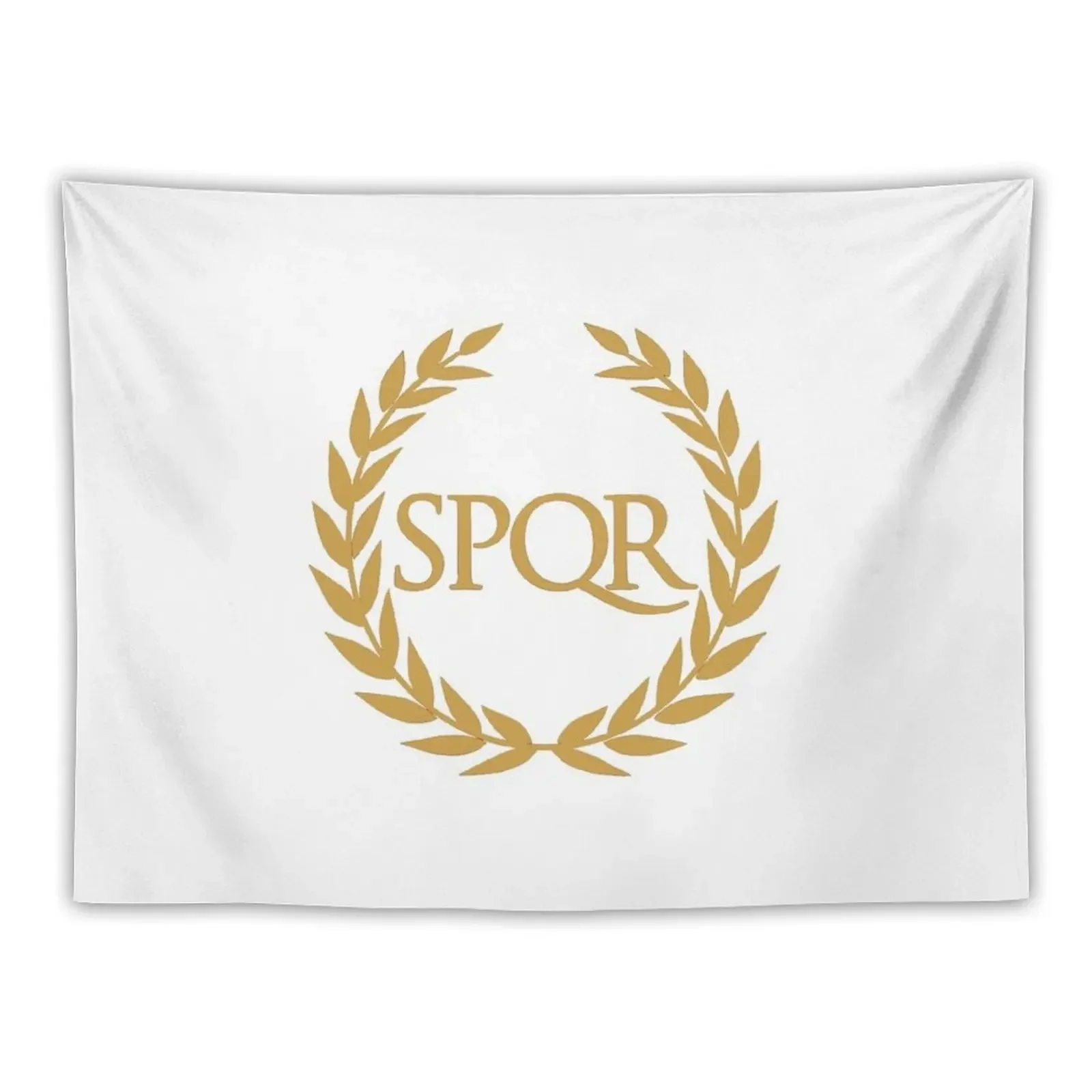 

S.P.Q.R White Tapestry Decor For Bedroom Home Decor Aesthetic Things To The Room Tapestry