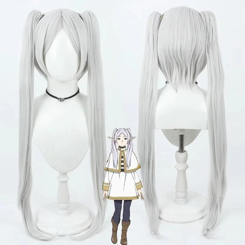 New Anime Frieren At The Funeral Himmel Frieren Fern Cosplay Anime Wigs Heat Resistant Synthetic Party Wigs