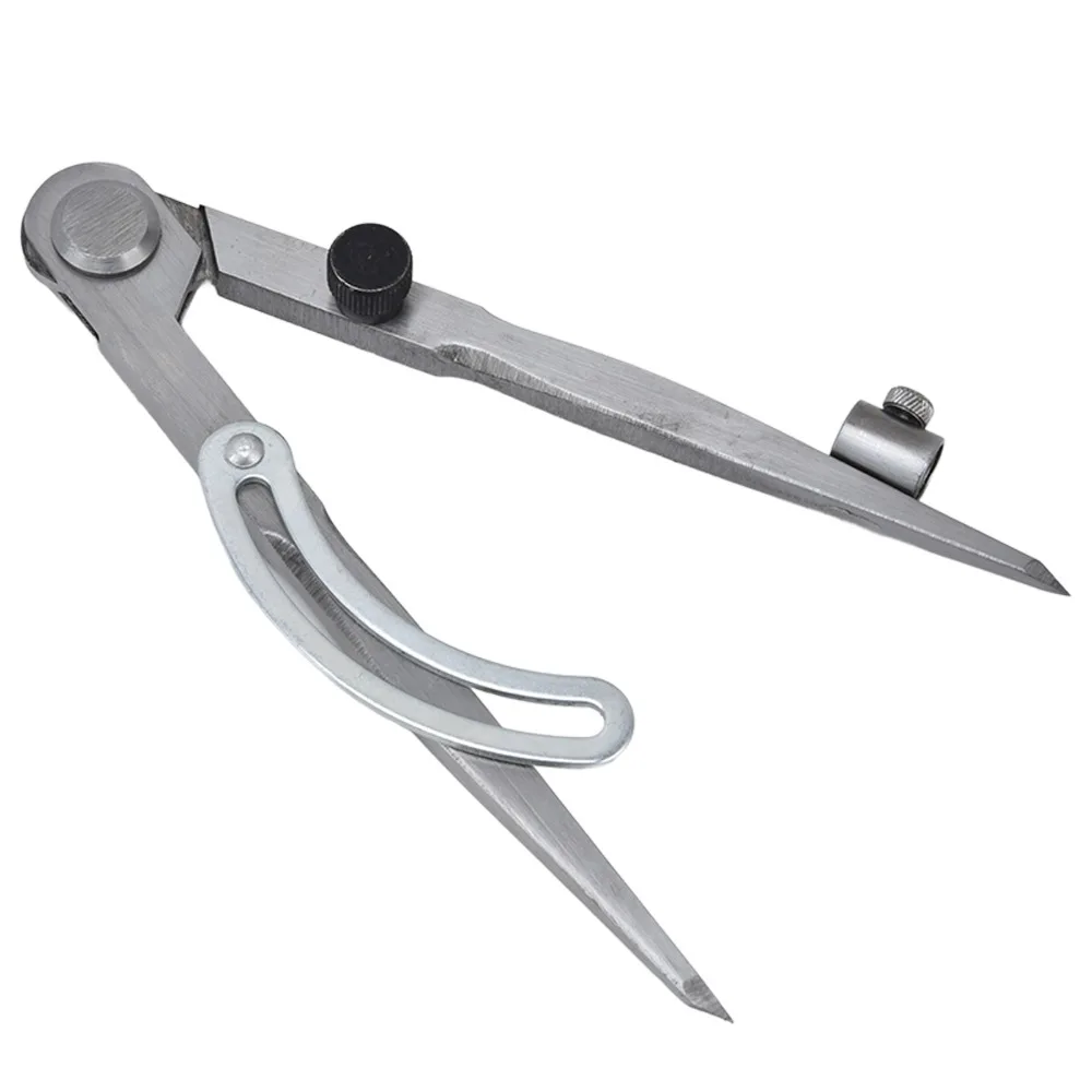 12 بوصة/8 بوصة الجناح مقسم البوصلة قابل للقفل الجناح تصميم الكربون الصلب الهندسة صياغة البوصلة مع حامل قلم رصاص #1