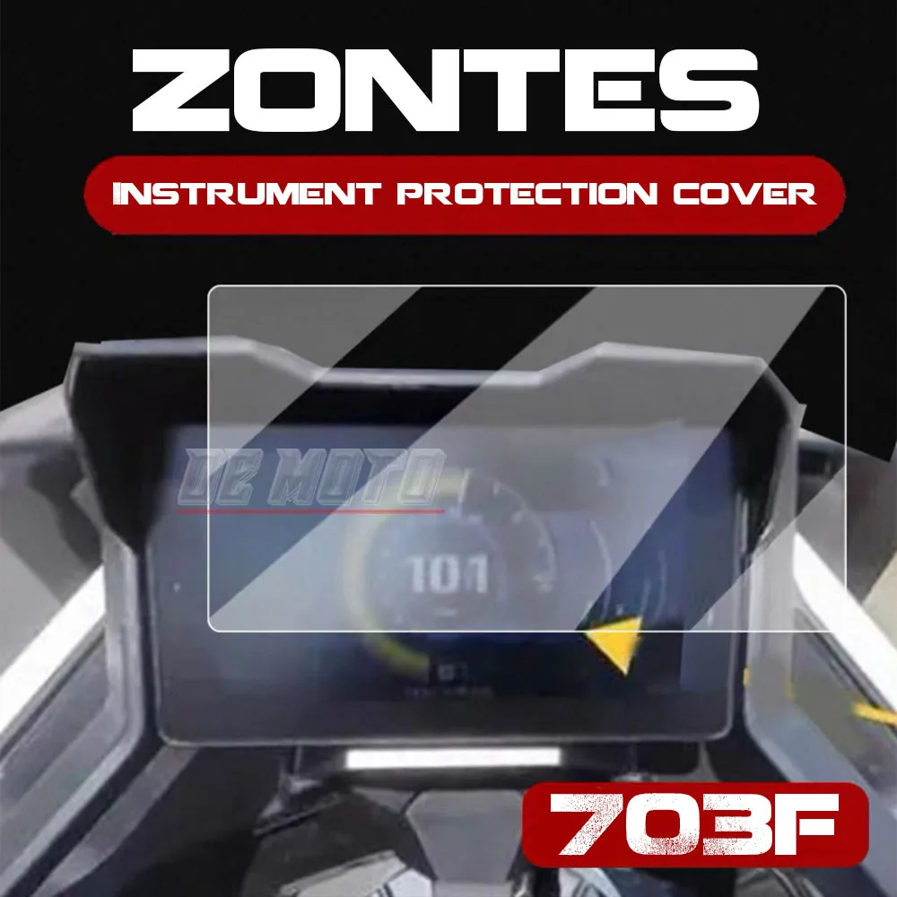 

Motorcycle Cluster Scratch Protection Film Dash board Speedometer Screen Sticker For ZONTES 703F
