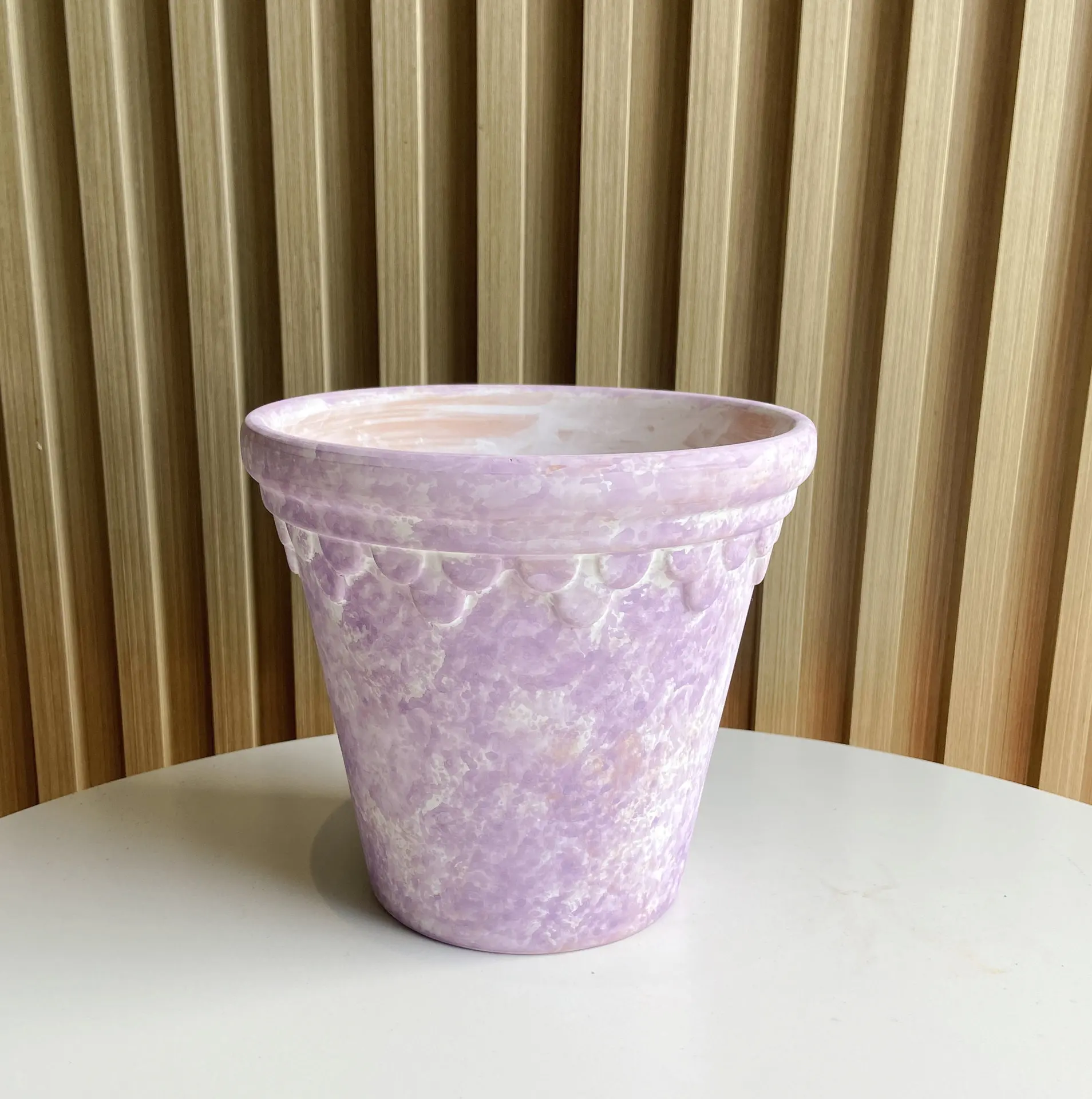 أواني زهور الفخار الأحمر، حدائق الفناء، مزارعي بساتين الفاكهة على شكل فراشة #6