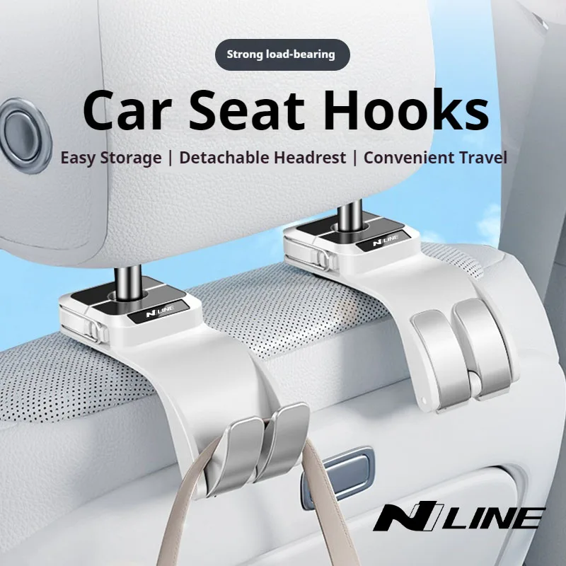 Car Interior Hanging Storage Hook Clips Organizer For Hyundai N Line i20 i30 Sonata Tucson Azera N Auto Interior Accessories view 2