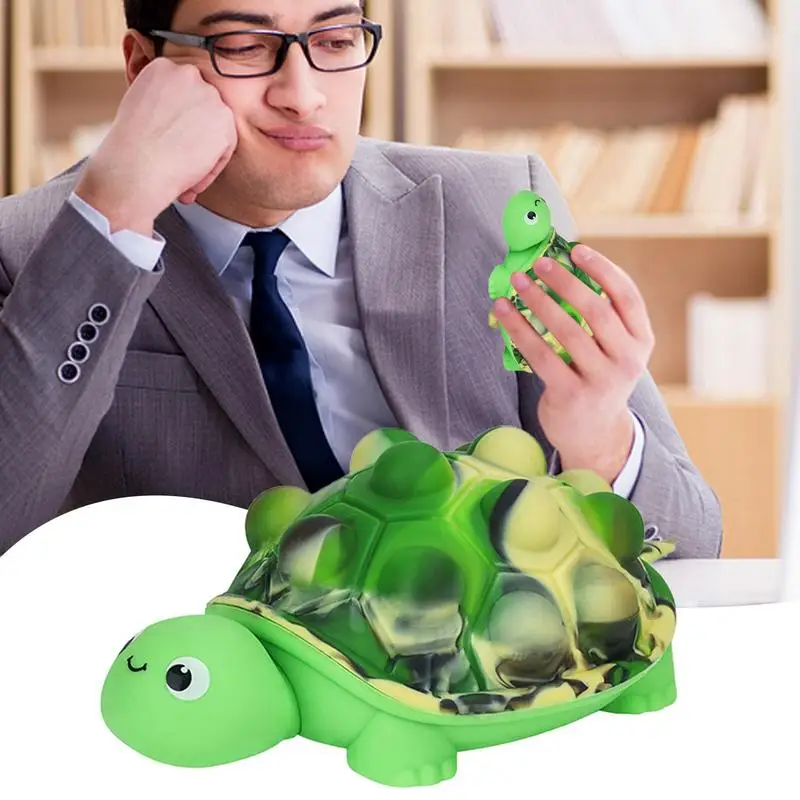 Turtle Relief Toy Cartoon Turtle Relief Toy Squeeze Stress Fidget Toys For Kids And Adults Pinch Stress Relief Turtle Toy For