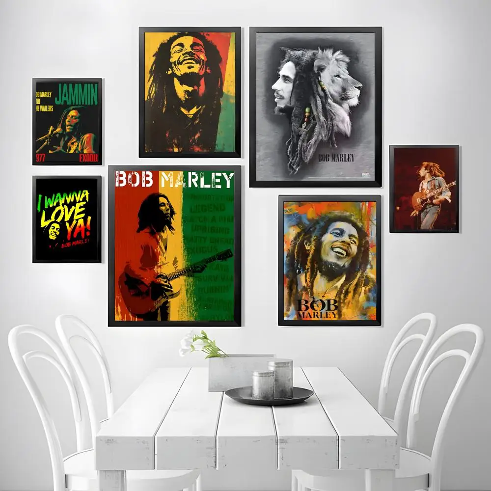 No Woman Cry Legendary Bob Marley Poster High-definition poster stickers ideal gifts for living rooms hallways