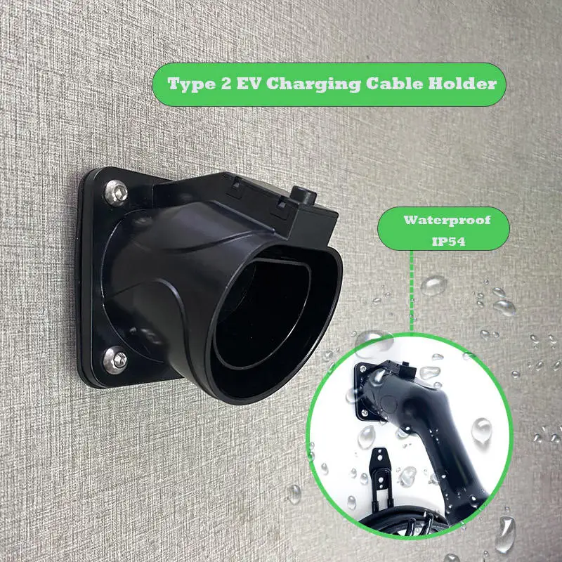 مستوى 2 EV شاحن سيارة حامل كابل الحافظة موصل لنوع 2 المركبات IEC 621962 #2