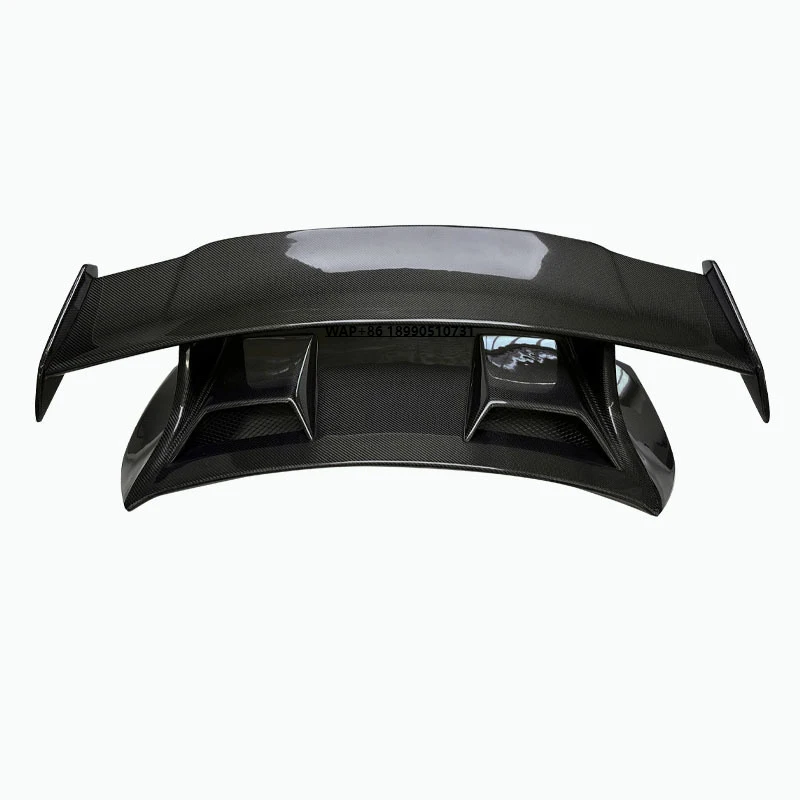 

991 GT3 Style Real Carbon Fiber Fibre Rear Trunk Boot Spoiler Big Wing for 911 991 2015-2018