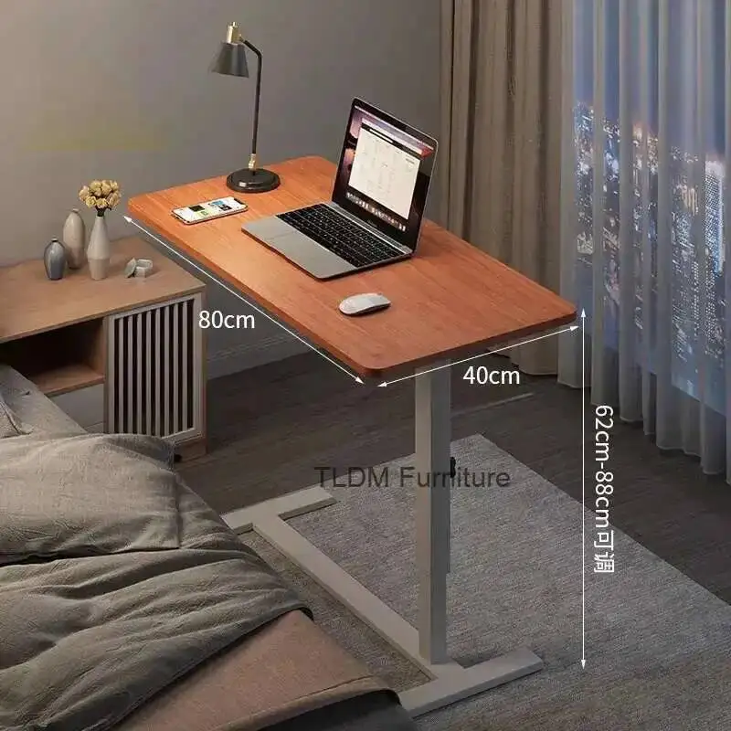 Altura escritório ajustável sala de estudo jogos mesa de estudo em pé quarto computador mesa canto movimento dobrável acessórios