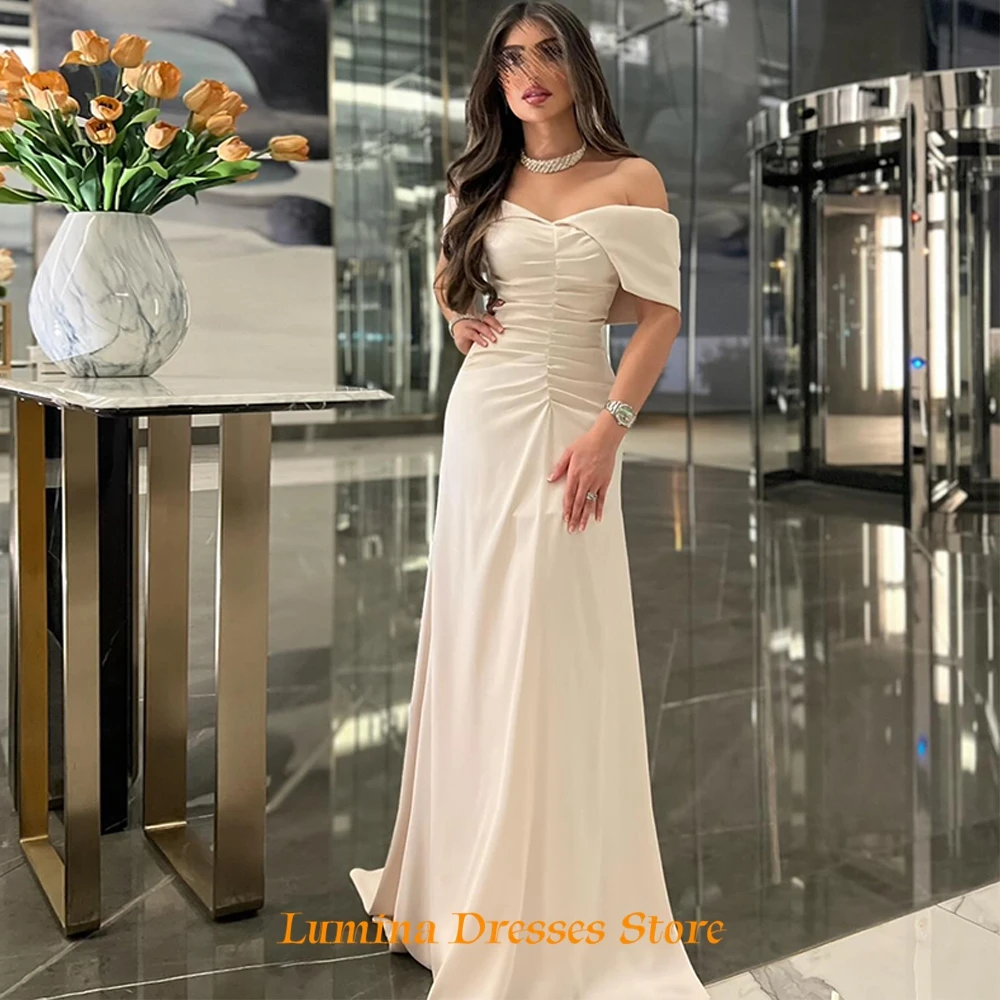 Hochwertiges Chiffon-Abendkleid mit U-Boot-Ausschnitt, klassisches Meerjungfrau-Cocktailkleid, modernes Sweep-Zug-Kleid für besondere Anlässe