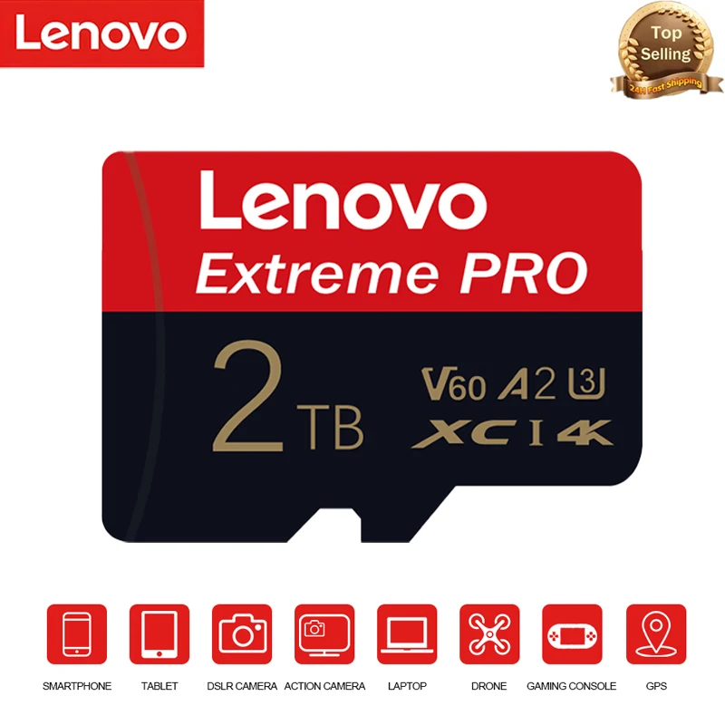 Original Lenovo Memory Card 1TB 2TB High Speed Micro TF SD Card 512GB SD Card V60 U3 TF Card For Nintendo Switch Ps4 Ps5 Game