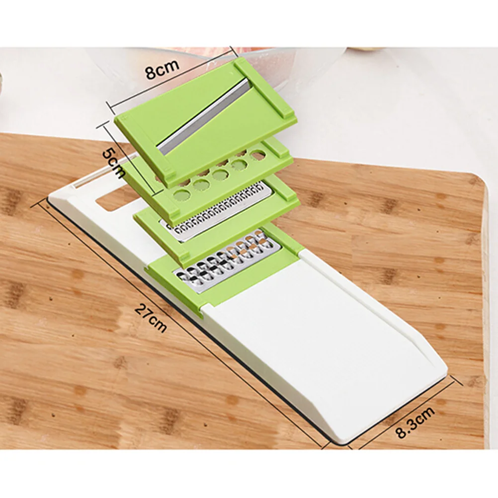 

3pcs Kitchen Set Multifunctional Vegetable Slicer Grater Cutter For Carrot Tomato Onion Stainless Steel Dishwasher Safe Veggie