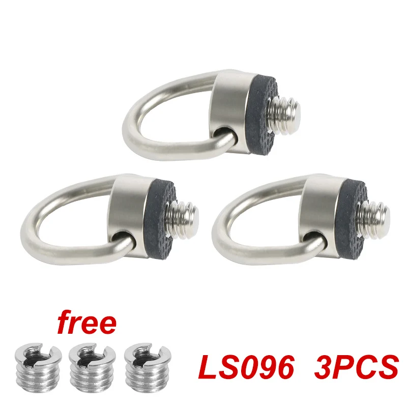 DSLR Strap Screw D Ring Camera Screw Mount 1/4 Inch Quick Release Plate Screw for the Camera Accessories (Adapter as a Gift)