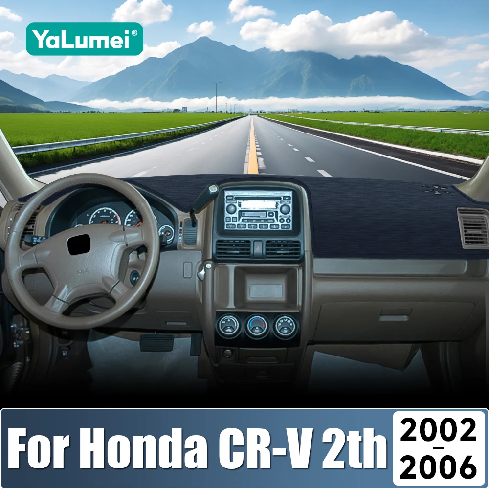 Armaturenbrettabdeckung für Honda CR-V CRV 2002 2003 2004 2005 2006 Instrumententafel Sonnenschutzmatte Armaturenbrett Anti-Rutsch-Pad Zubehör