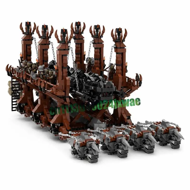 NEW 2486 Parts Fantasy Siege Engine Moc Model Custom Puzzle Diy Assembly Educational Toy Popular Gift Collection Display Bricks