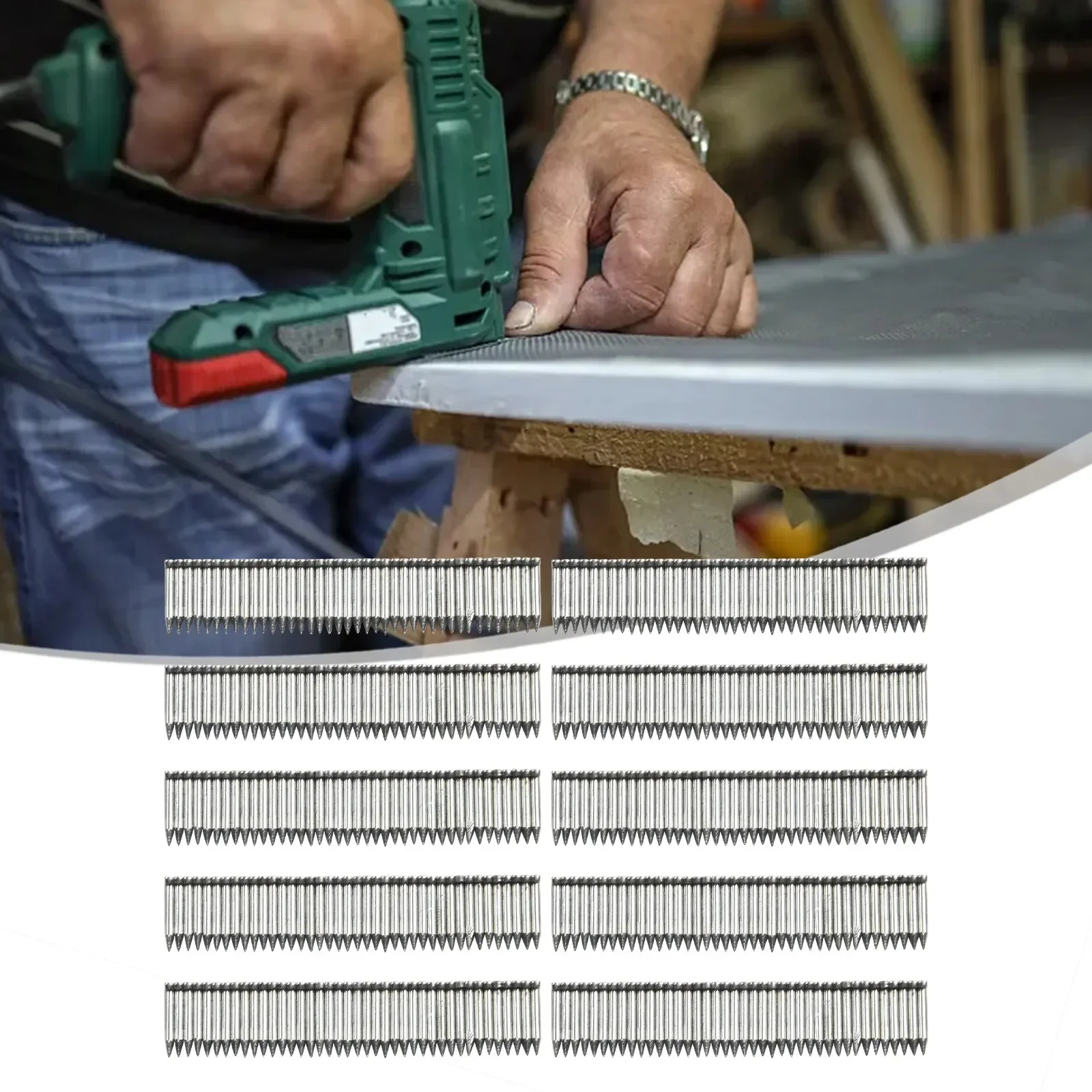 أجزاء العلامة التجارية الجديدة الأظافر الاسمنتية الصلب للأرضيات الاسمنت ل ST18 دليل بائع المسامير الأجهزة الأظافر أداة تسمير مستقيم