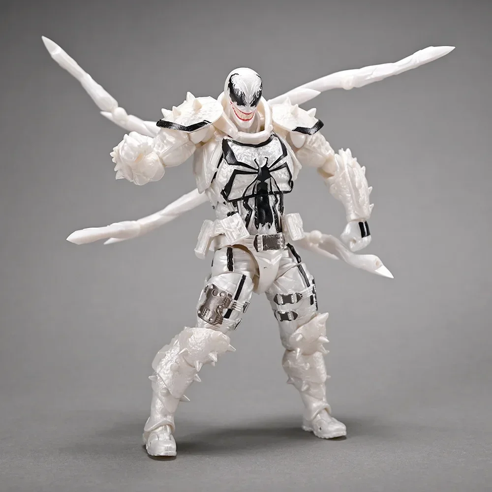 1/12 ct brinquedo veneno figura de ação veneno anime figuras homem aranha veneno estatueta marvel anti-venom modelo brinquedo do miúdo presente de natal